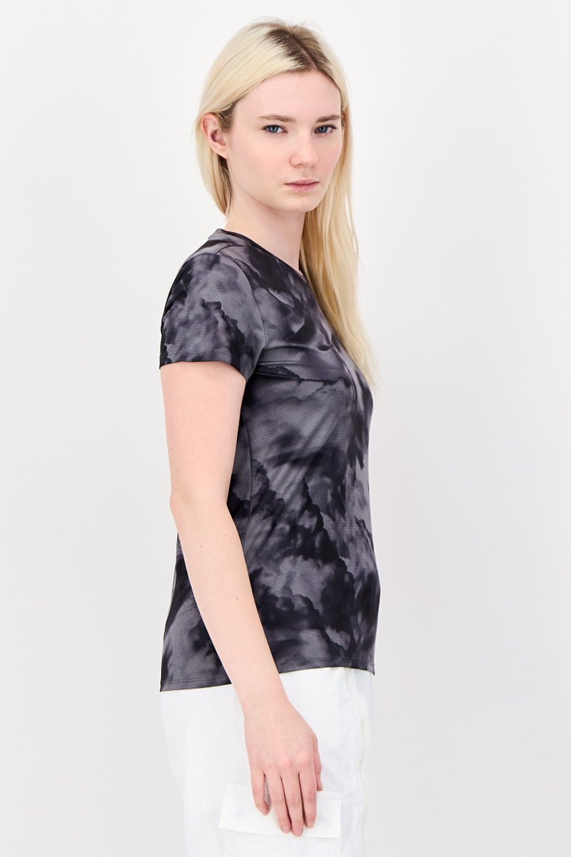 PUMA Women Sportswear Fit Short Sleeve Running Top, Multicolor - Image 3